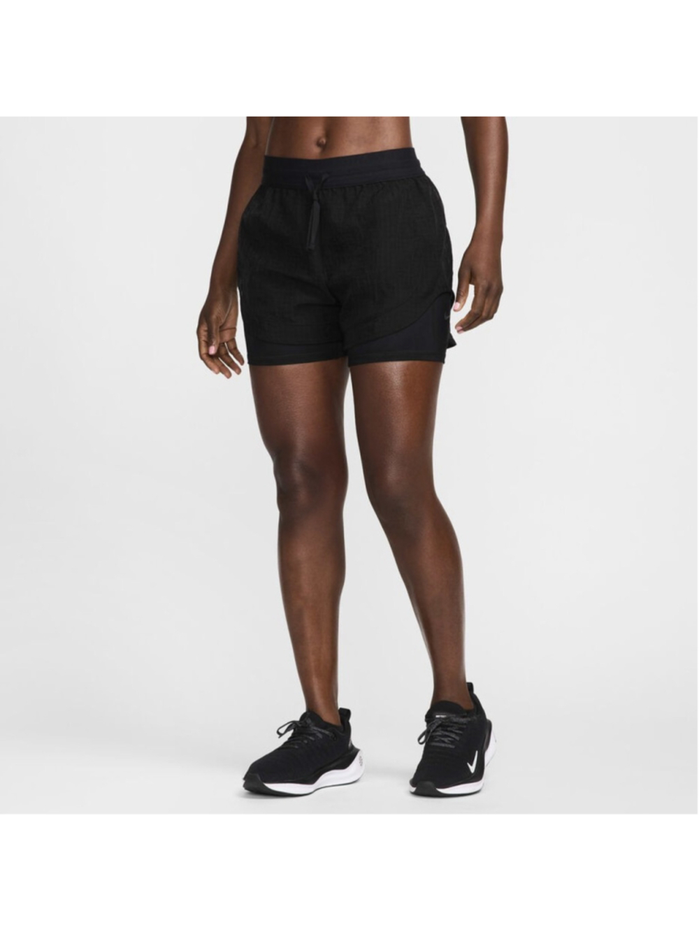 Nike Running Division Women's 3" 2-in-1 Running Shorts Size S Black NWT